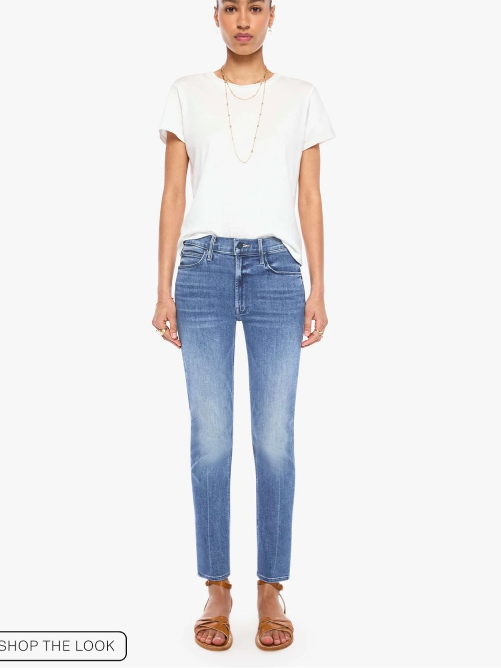MOTHER Mid Rise Dazzler Jeans